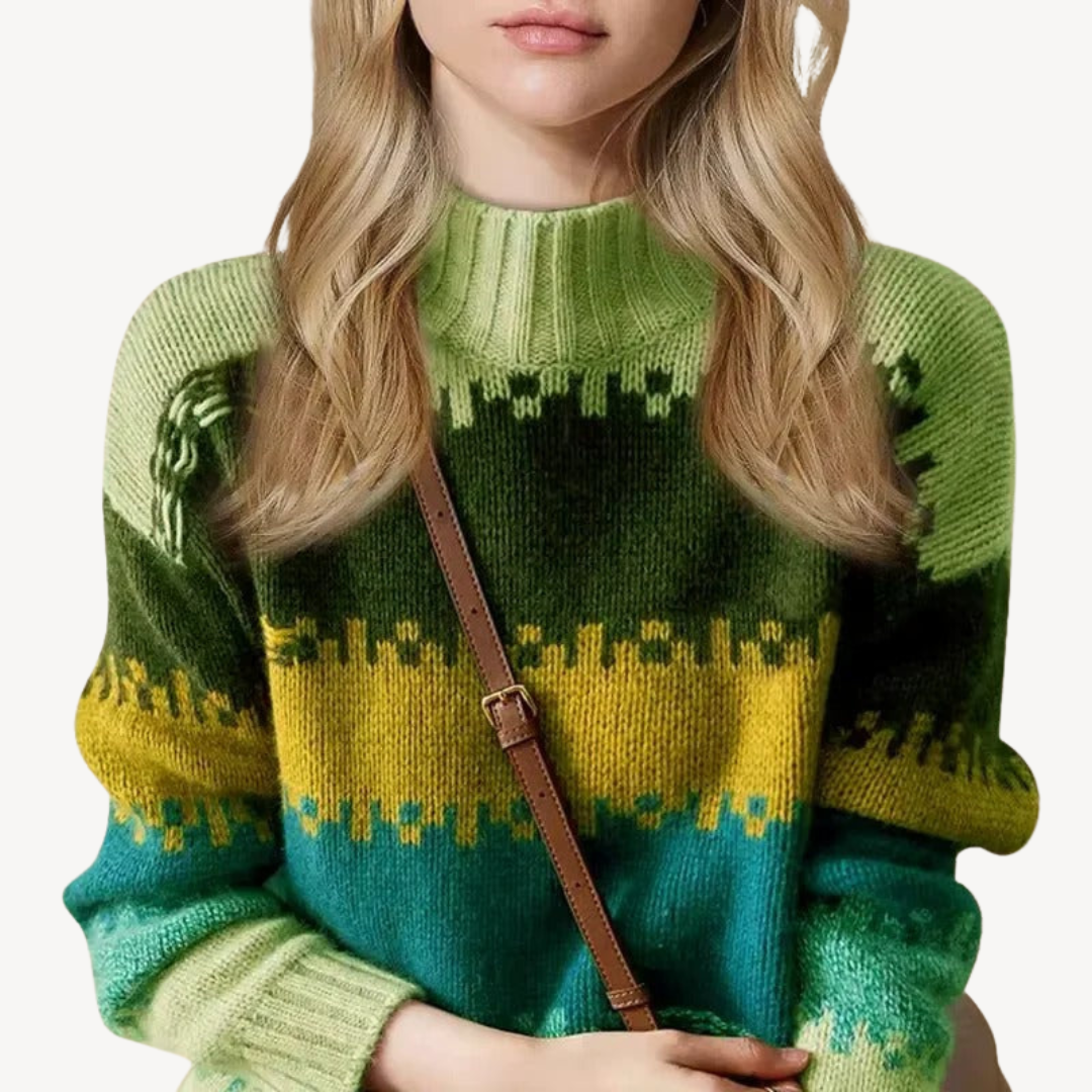 Colorful Knit Sweater for Women | Clara Vienne
