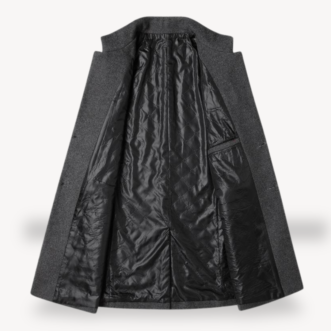 Clara Vienne |  Men's Wool Blend Overcoat