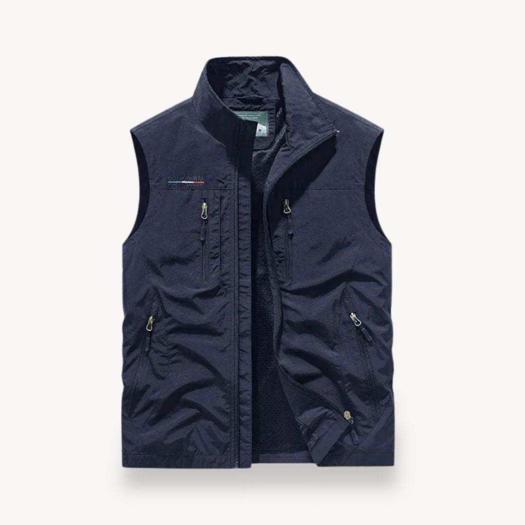Lightweight Men's Summer Vest Jacket | Clara Vienne