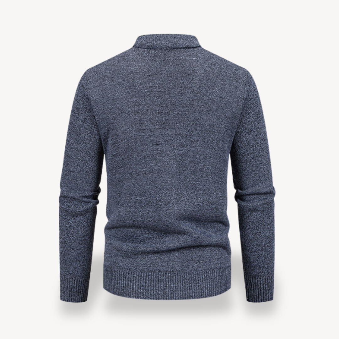 Diamond Knit Cardigan Sweater Men | Clara Vienne