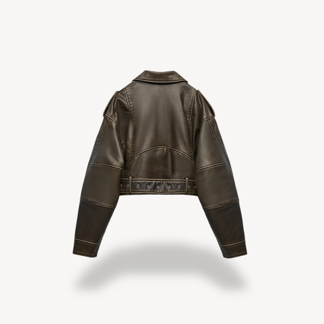 Leather Biker Jacket for Women | Clara Vienne