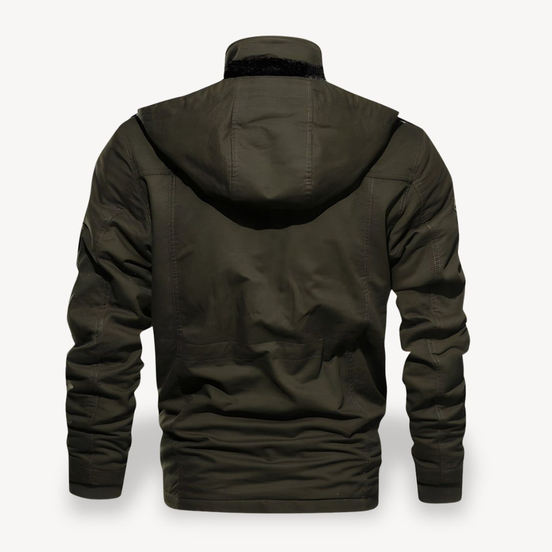 Men's Casual Winter Jacket with Pockets | Clara Vienne