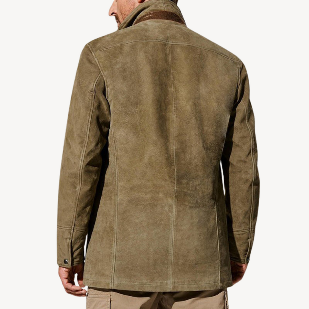 Men's Casual Suede Jacket | Clara Vienne