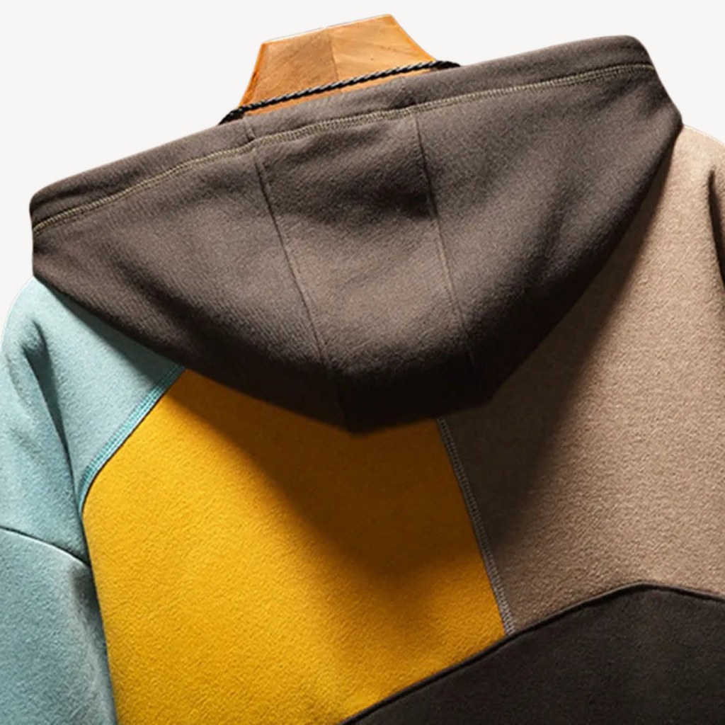Color-Blocked Hoodie | Clara Vienne