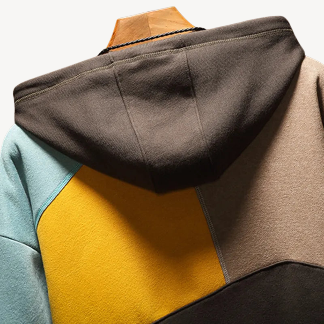 Color-Blocked Hoodie | Clara Vienne