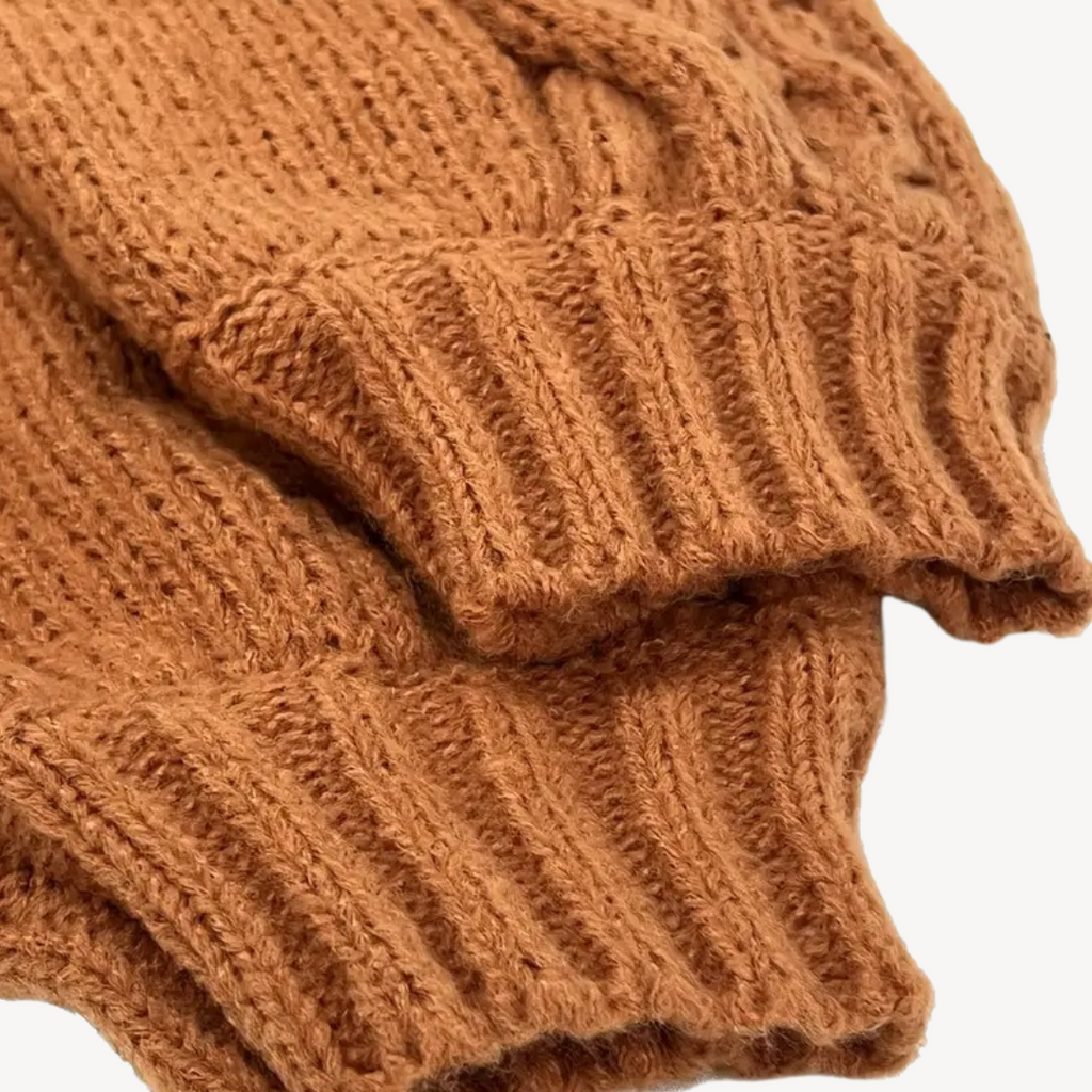 Cable Knit Turtleneck Dress for Women | Clara Vienne