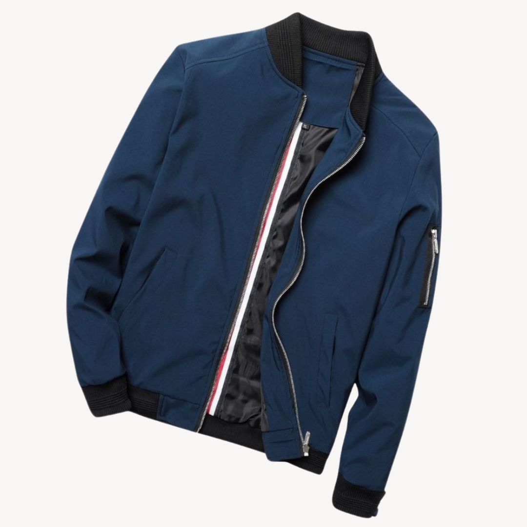 Clara Vienne | Men's Zip Up Bomber Jacket
