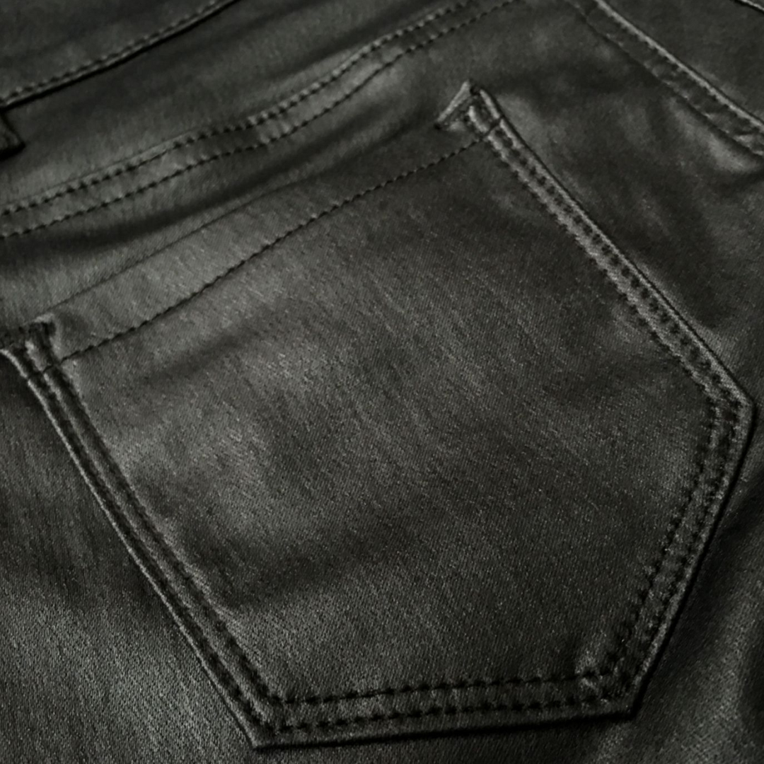 Clara Vienne Women's Faux Leather Moto Pants