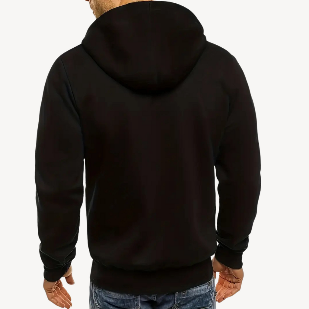 Casual Hoodie Cotton Polyester Men | Clara Vienne