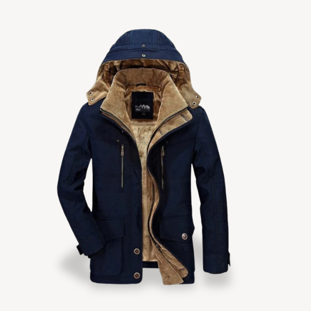 Fleece Lined Parka Jacket Men | Clara Vienne