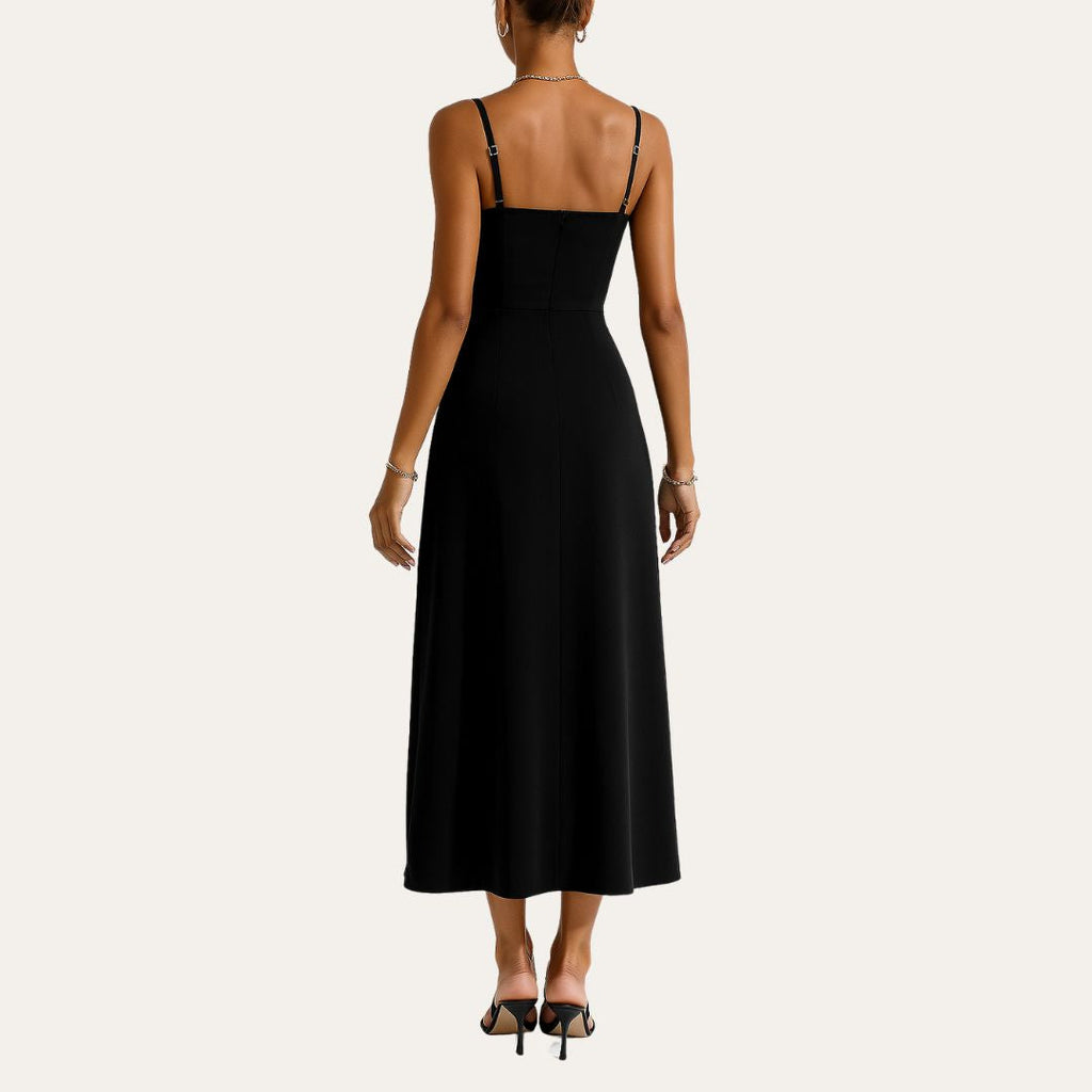 Clara Vienne | Women's Elegant V-Neck Evening Dress