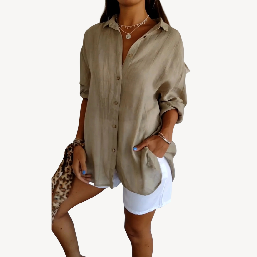 Button-Up Casual Blouse Women | Clara Vienne