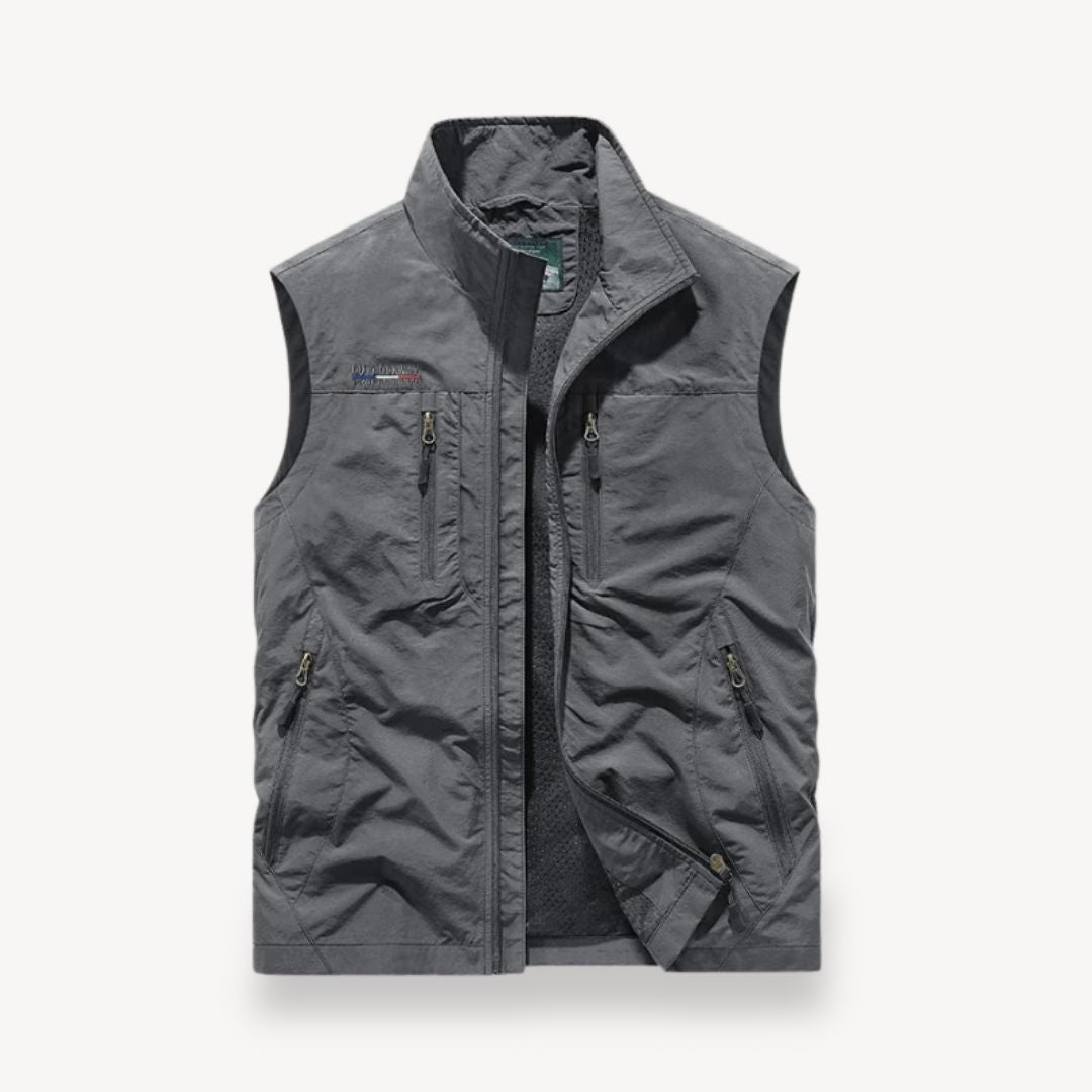 Lightweight Men's Summer Vest Jacket | Clara Vienne
