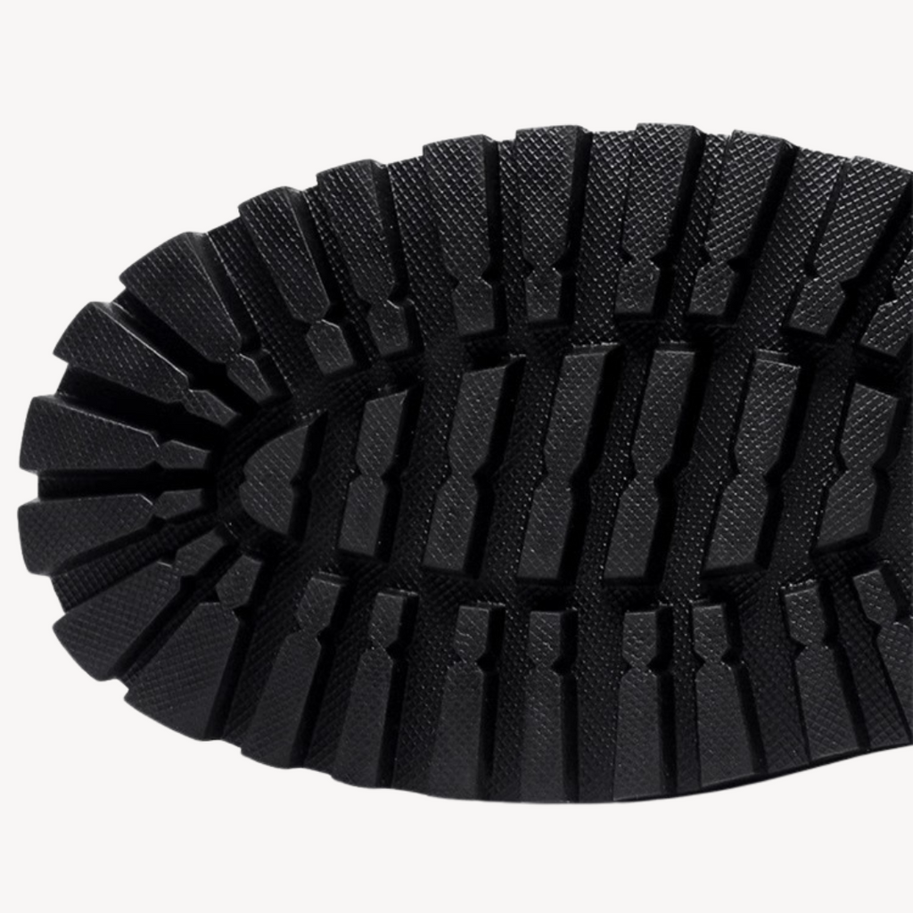 Clara Vienne | Men's Black Leather Combat Boots – Chunky Sole