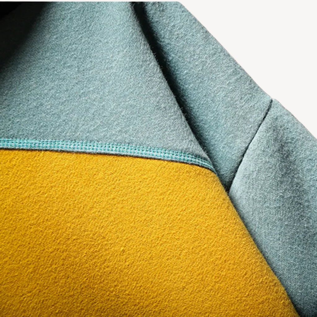 Color-Blocked Hoodie | Clara Vienne