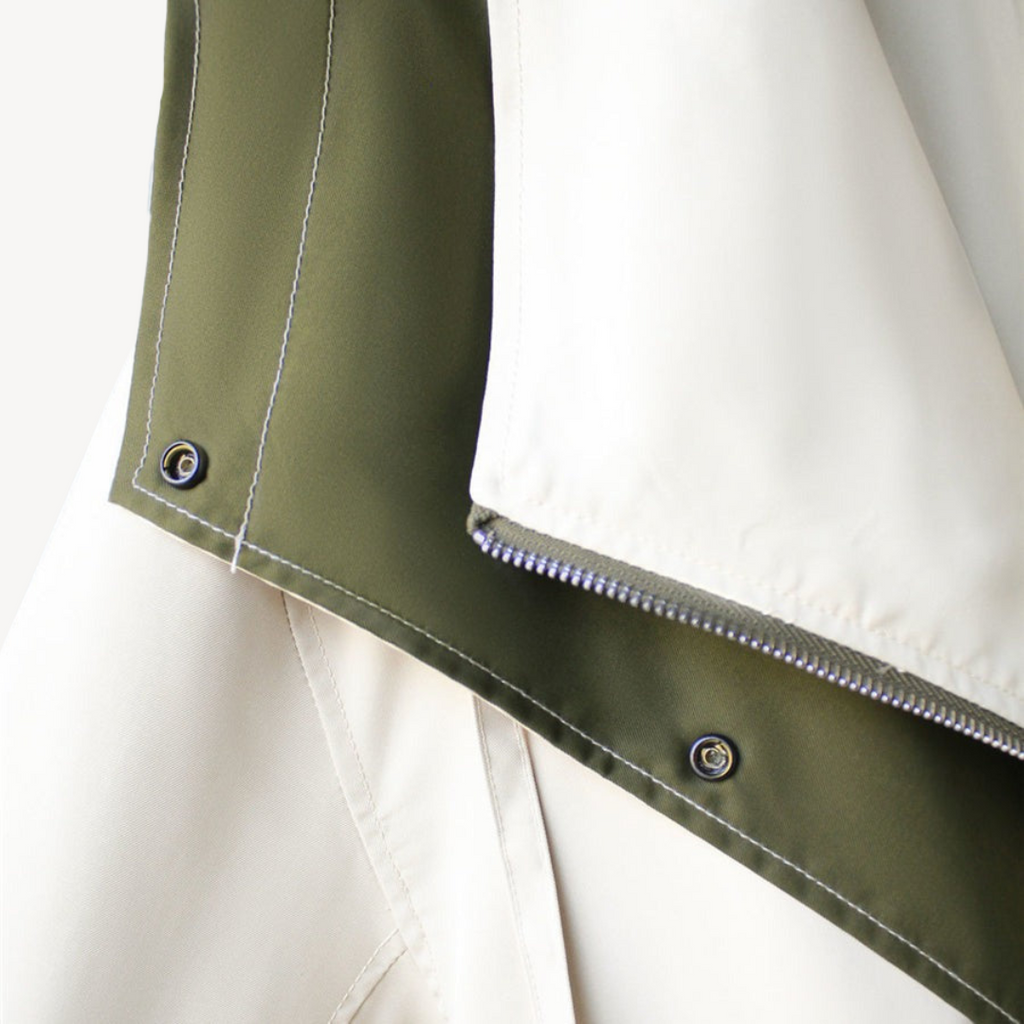 Colorblock Trench Coat for Women | Clara Vienne