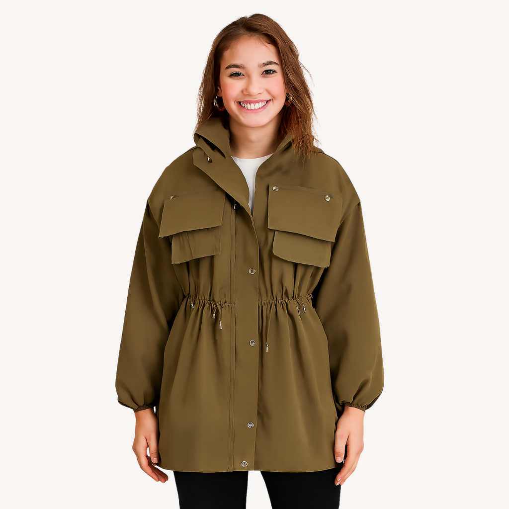Casual Utility Jacket with Pockets for Women | Clara Vienne