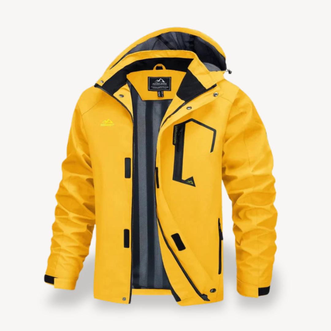 Men's Camo Waterproof Winter Jacket with Hood | Clara Vienne