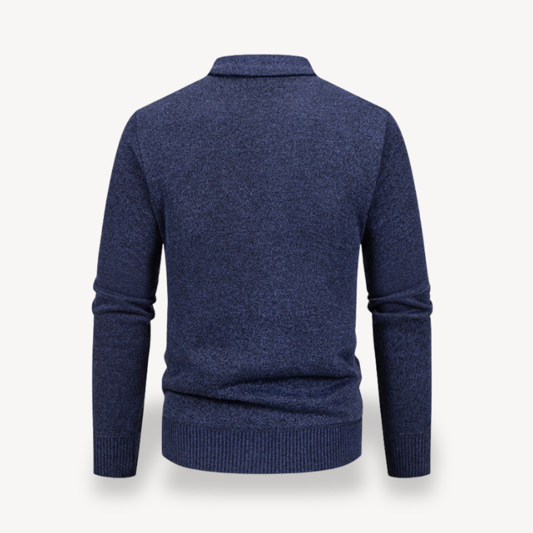 Diamond Knit Cardigan Sweater Men | Clara Vienne