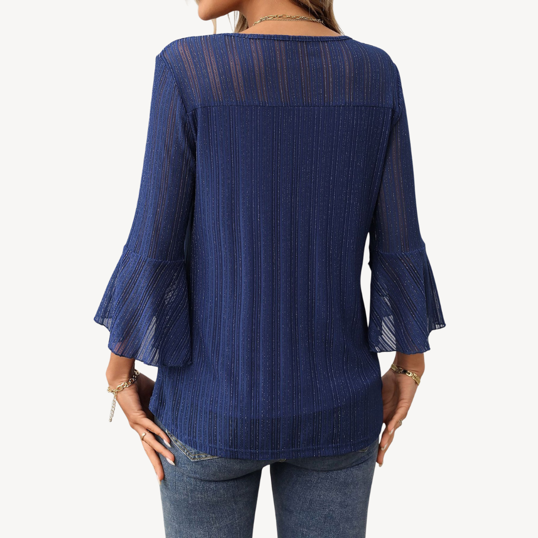 Bell Sleeve Tunic Top for Women | Clara Vienne
