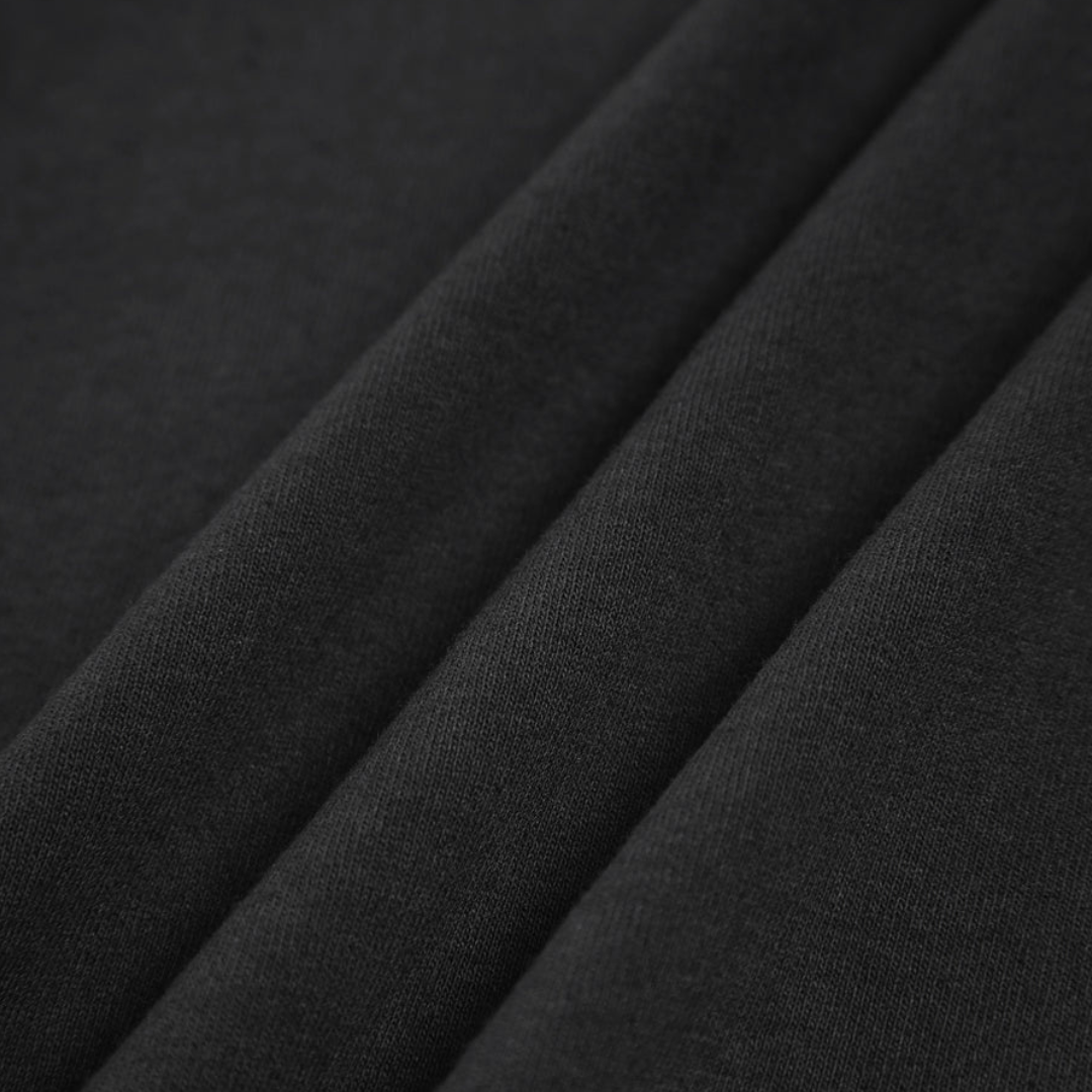 Black Sleeveless Tank Top with White Trim for Women | Clara Vienne