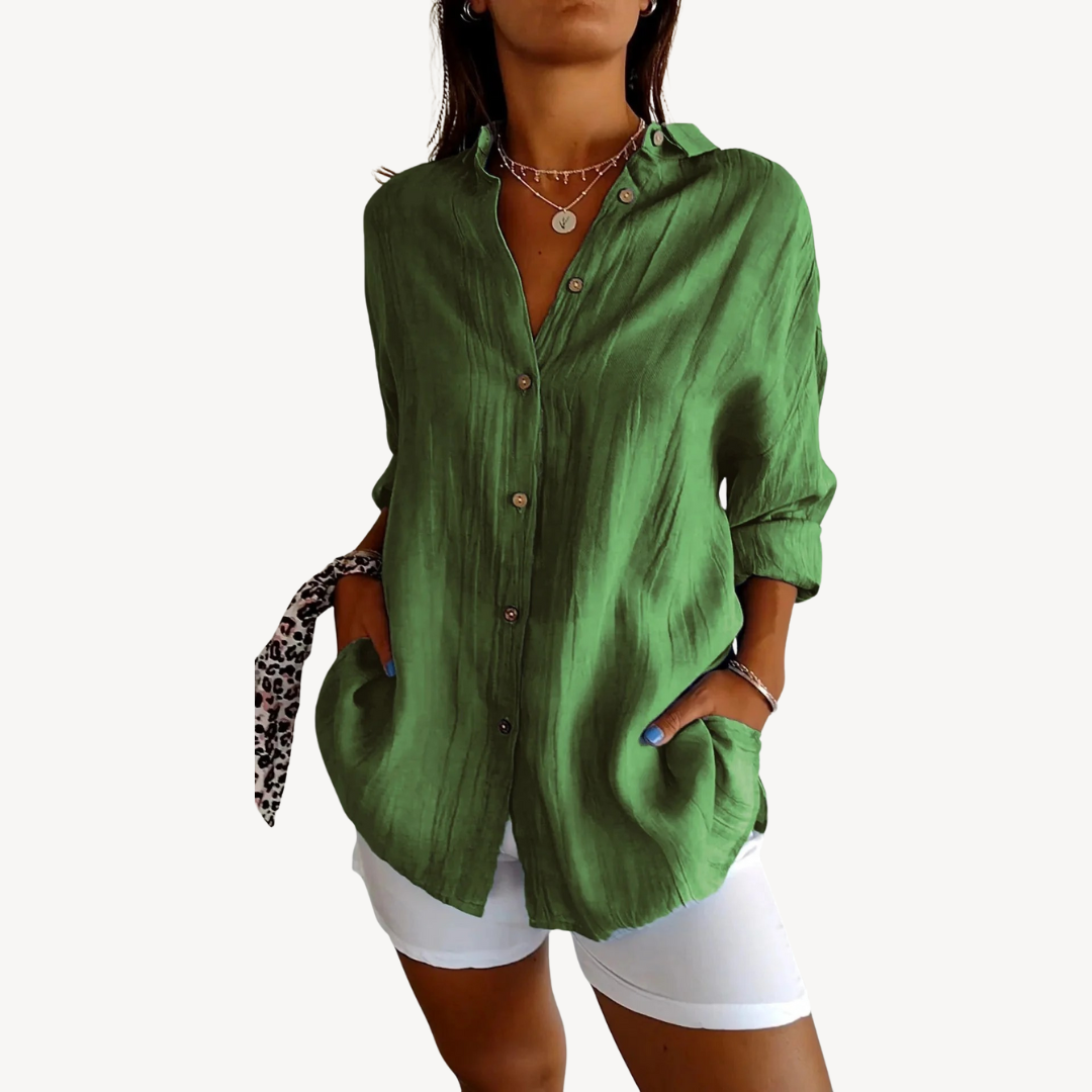 Button-Up Casual Blouse Women | Clara Vienne