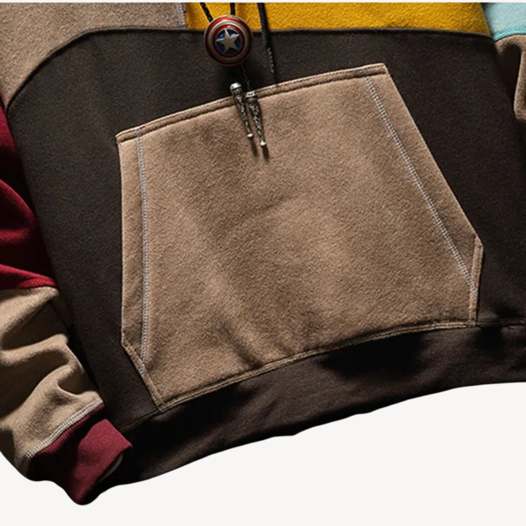 Color-Blocked Hoodie | Clara Vienne