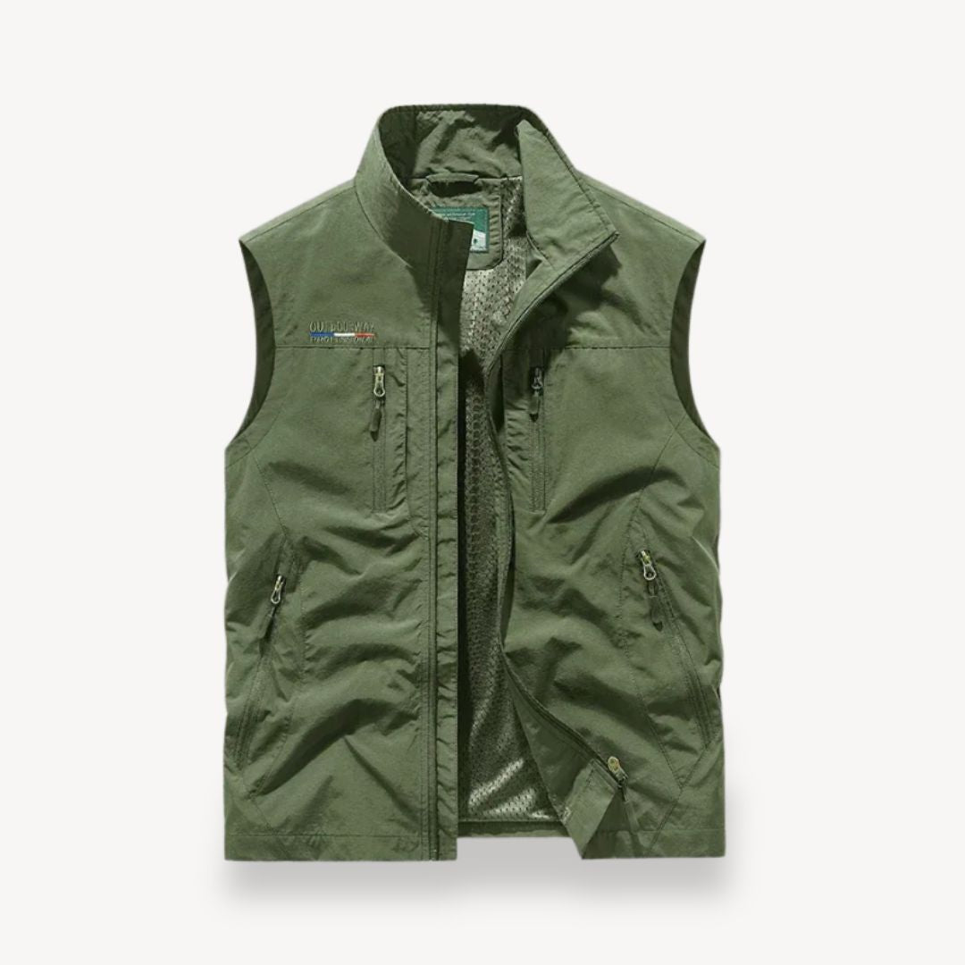 Lightweight Men's Summer Vest Jacket | Clara Vienne
