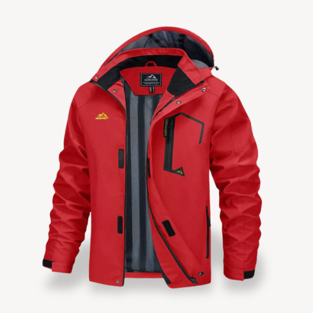 Men's Camo Waterproof Winter Jacket with Hood | Clara Vienne