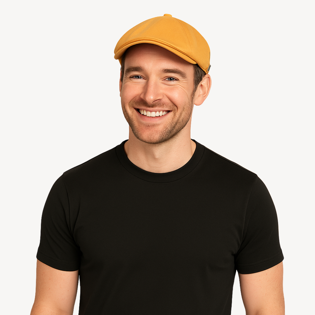 Men's Adjustable Flat Cap | Clara Vienne