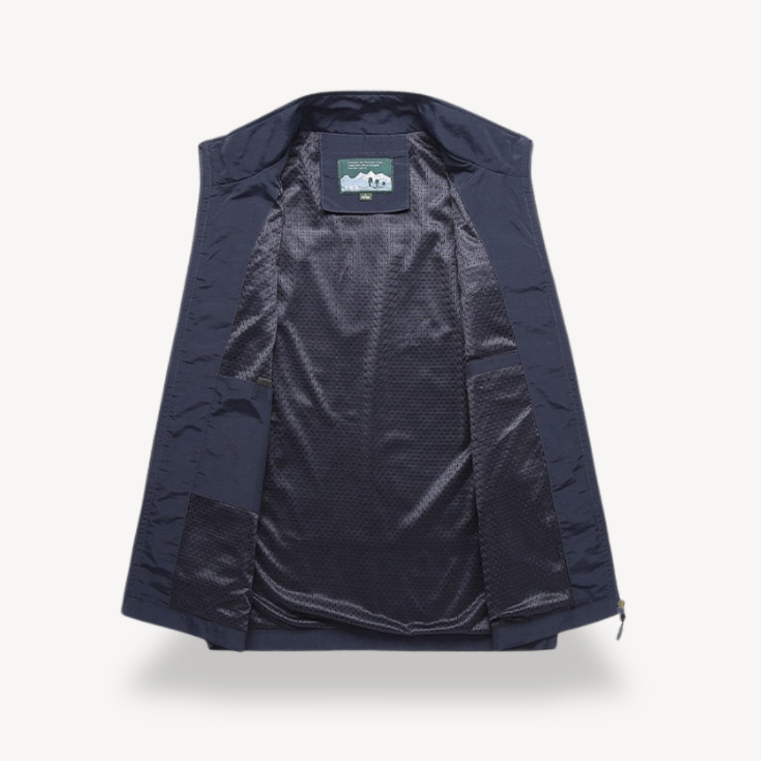 Lightweight Zip Vest for Men | Clara Vienne