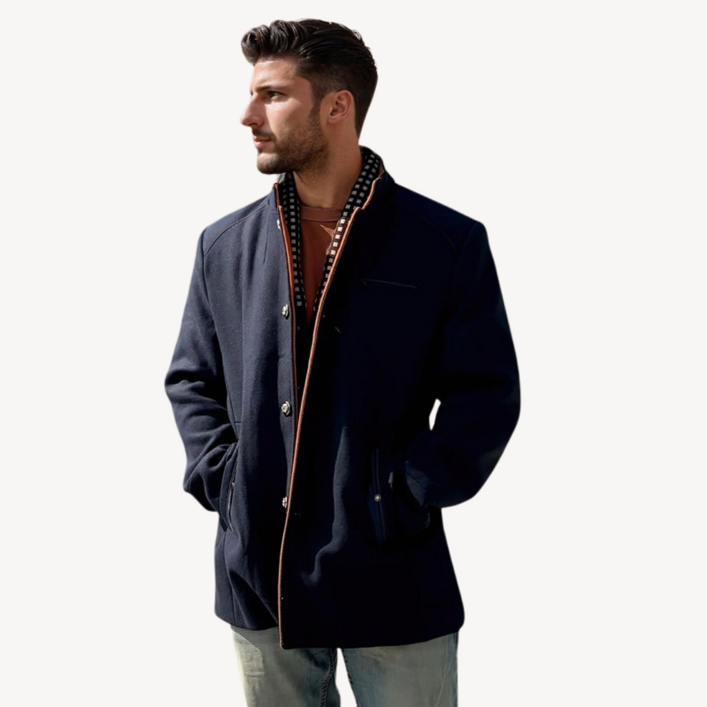 Men's Casual Button-Down Jacket | Clara Vienne