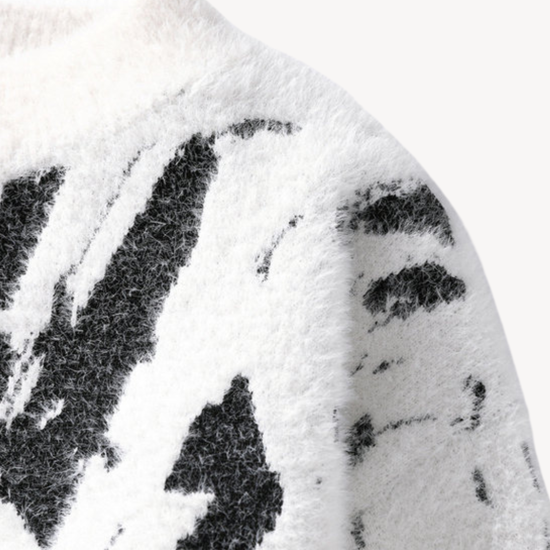 Clara Vienne | Men's Fuzzy Knit Sweater