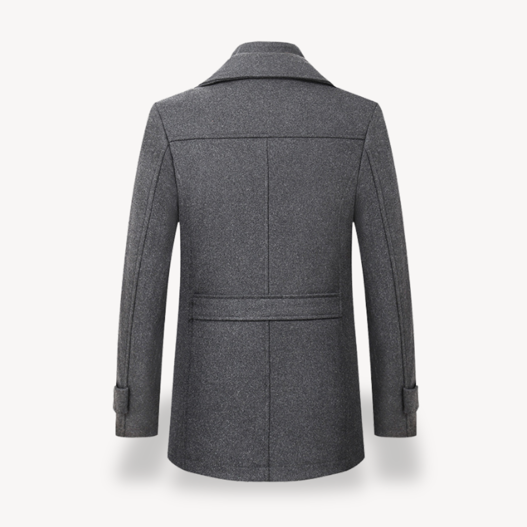 Clara Vienne | Men's Wool Blend Peacoat