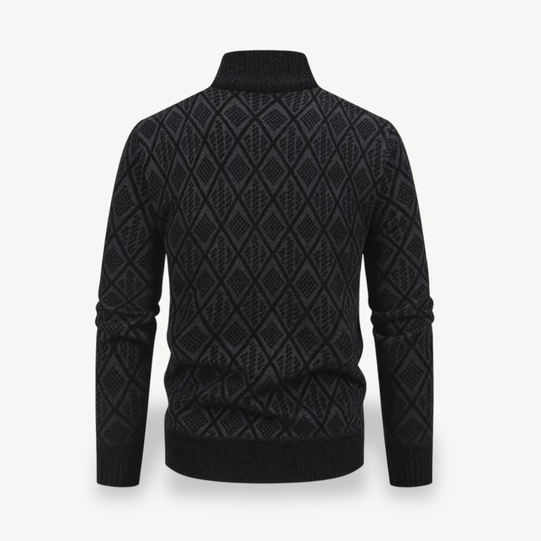 Full-Zip Cardigan Sweater Men | Clara Vienne