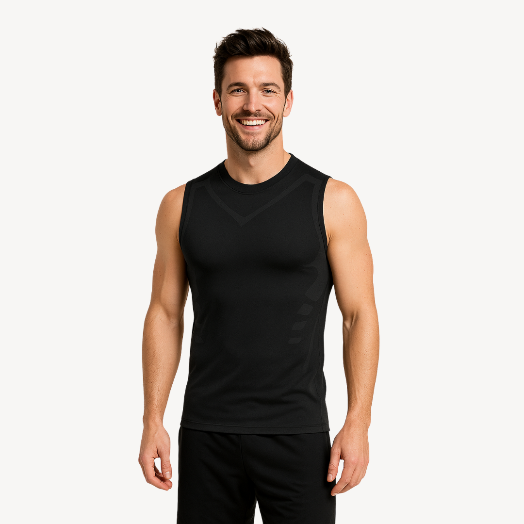 Men's Compression Sleeveless Shirt | Clara Vienne