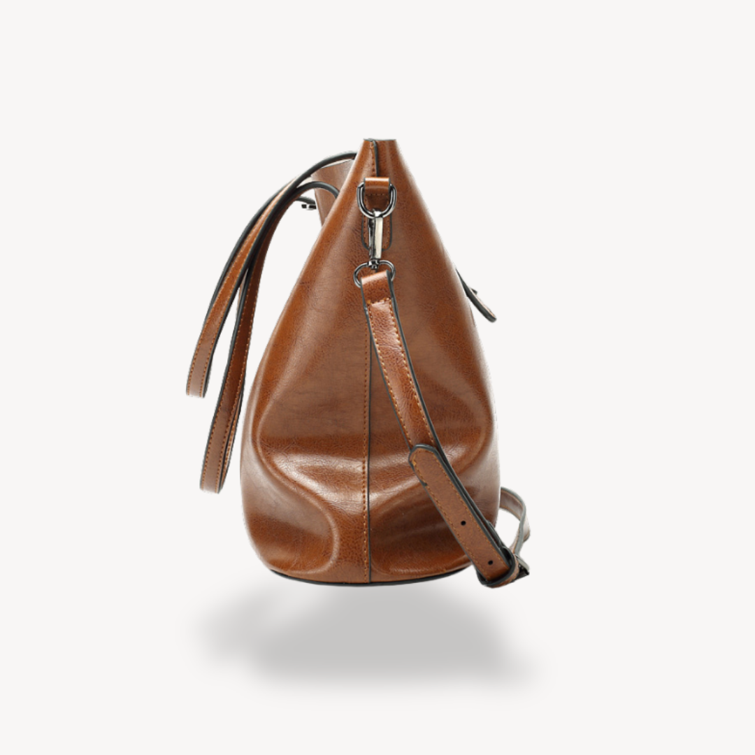 Clara Vienne | Women's Leather Tote Bag – Elegant Handbag