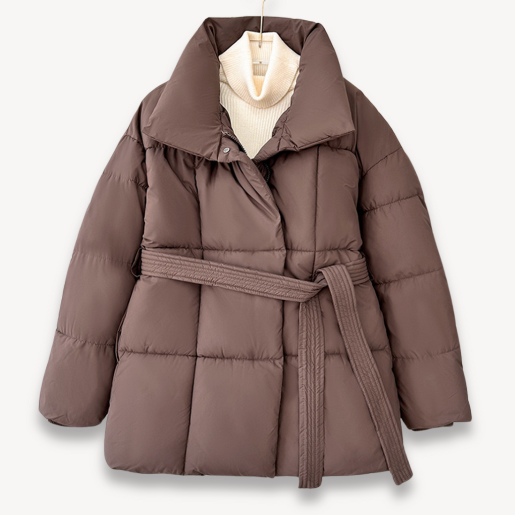 Clara Vienne | Belted Quilted Puffer Jacket for Women