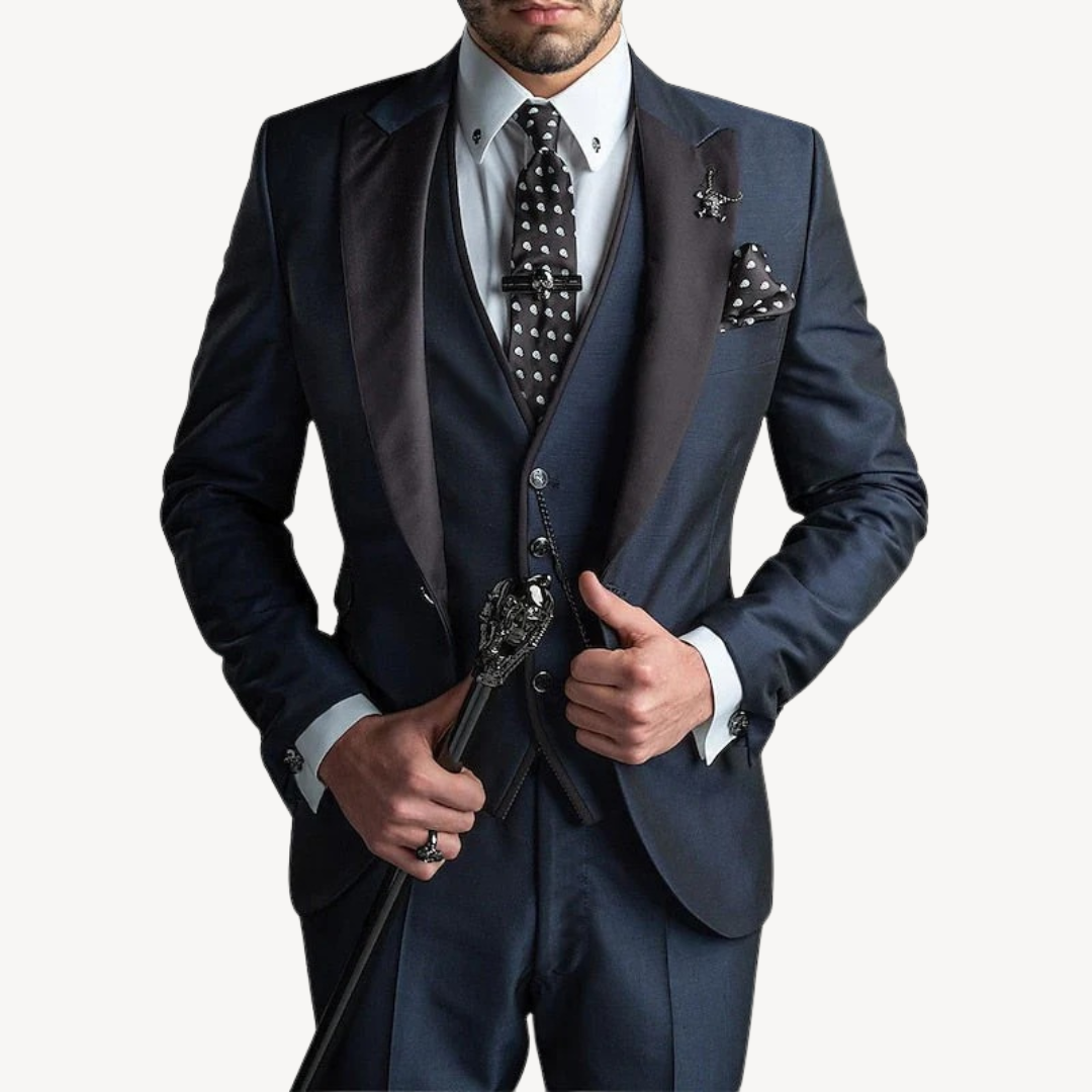 Men's 3-Piece Slim Fit Suit | Clara Vienne