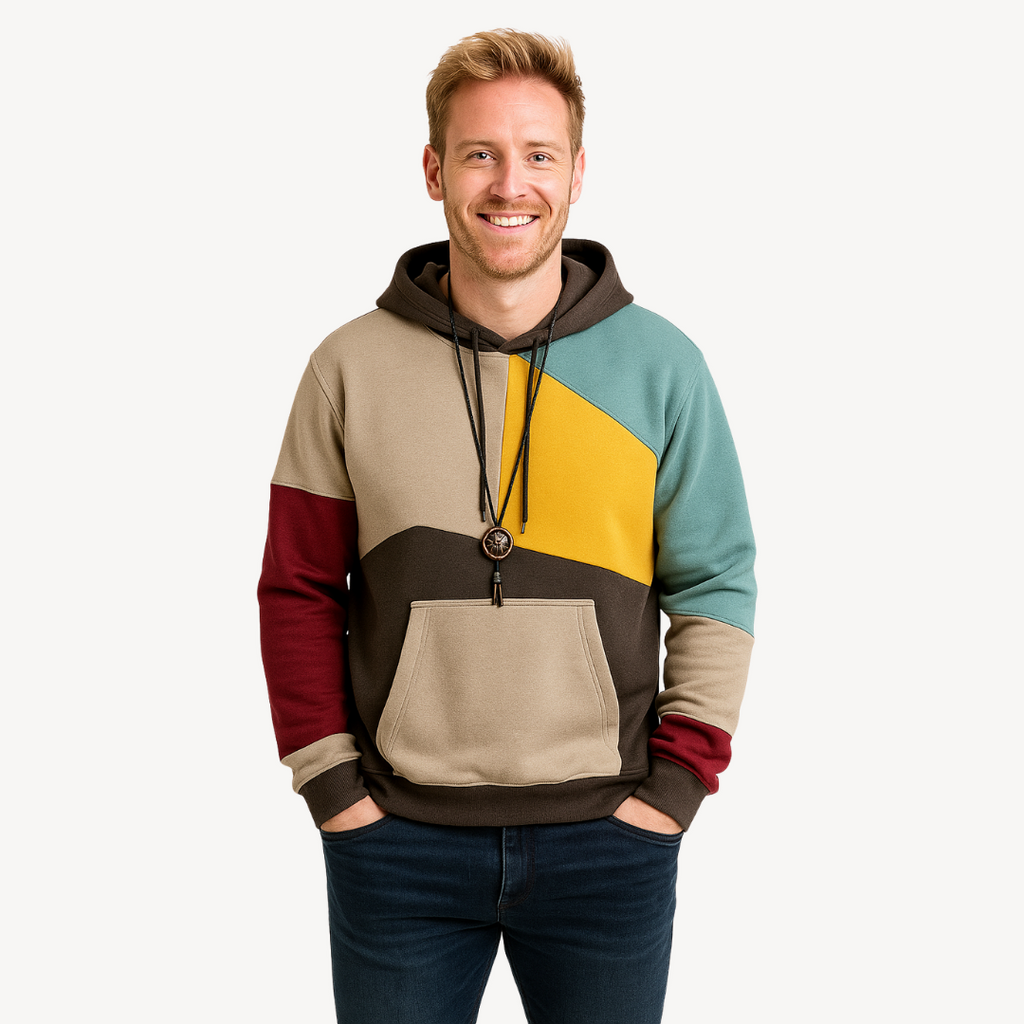 Color-Blocked Hoodie | Clara Vienne