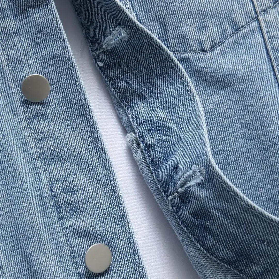 Light Blue Denim Jacket for Men | Clara Vienne