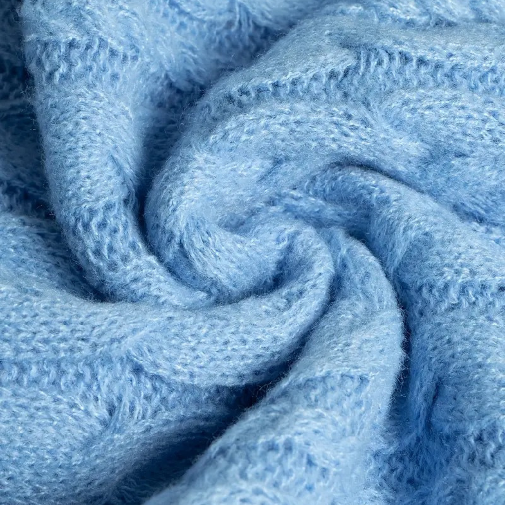 Knit Cable Turtleneck Sweater Dress | Clara Vienne