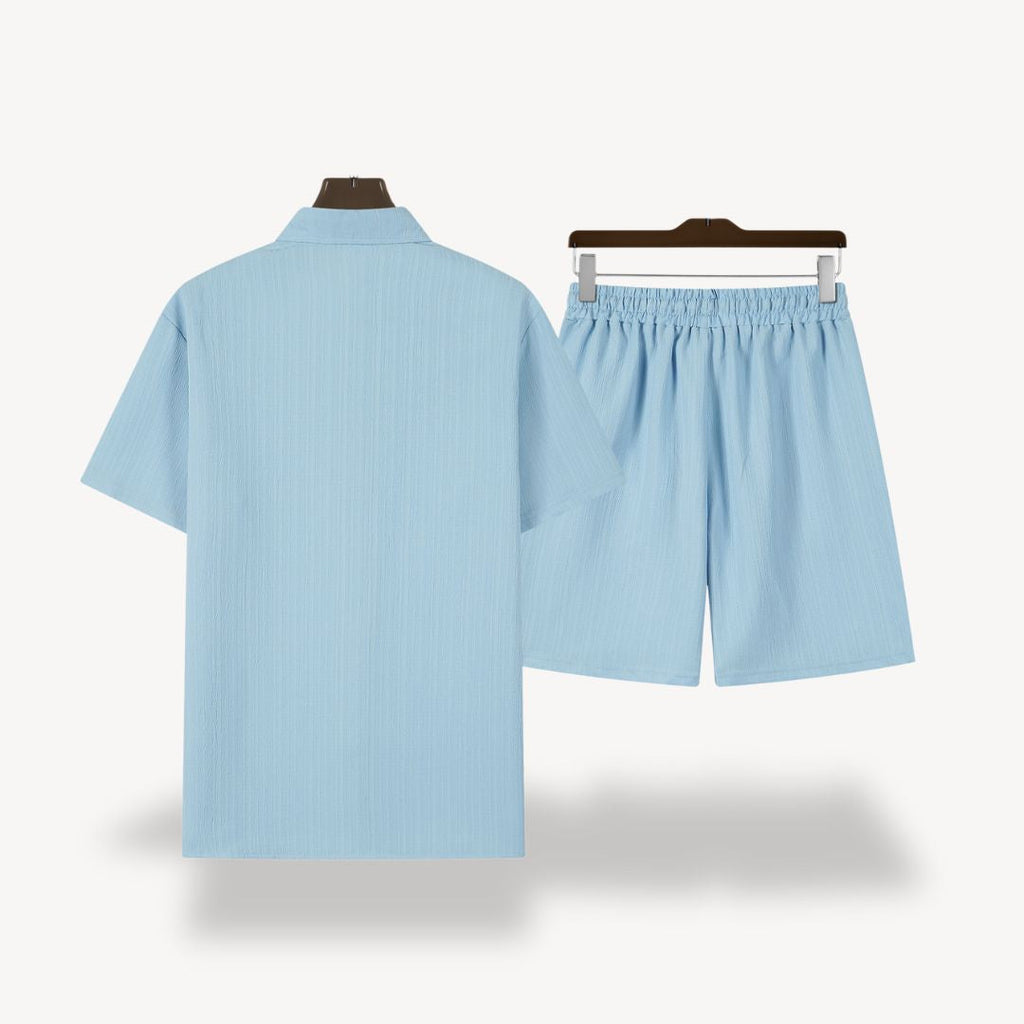 Linen Shirt Shorts Set Men | Clara Vienne