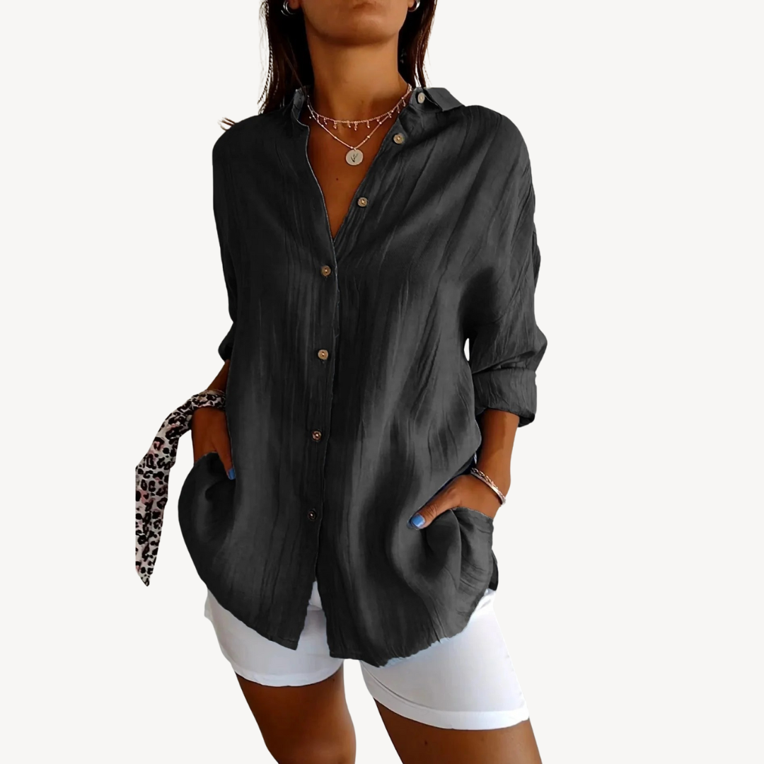 Button-Up Casual Blouse Women | Clara Vienne