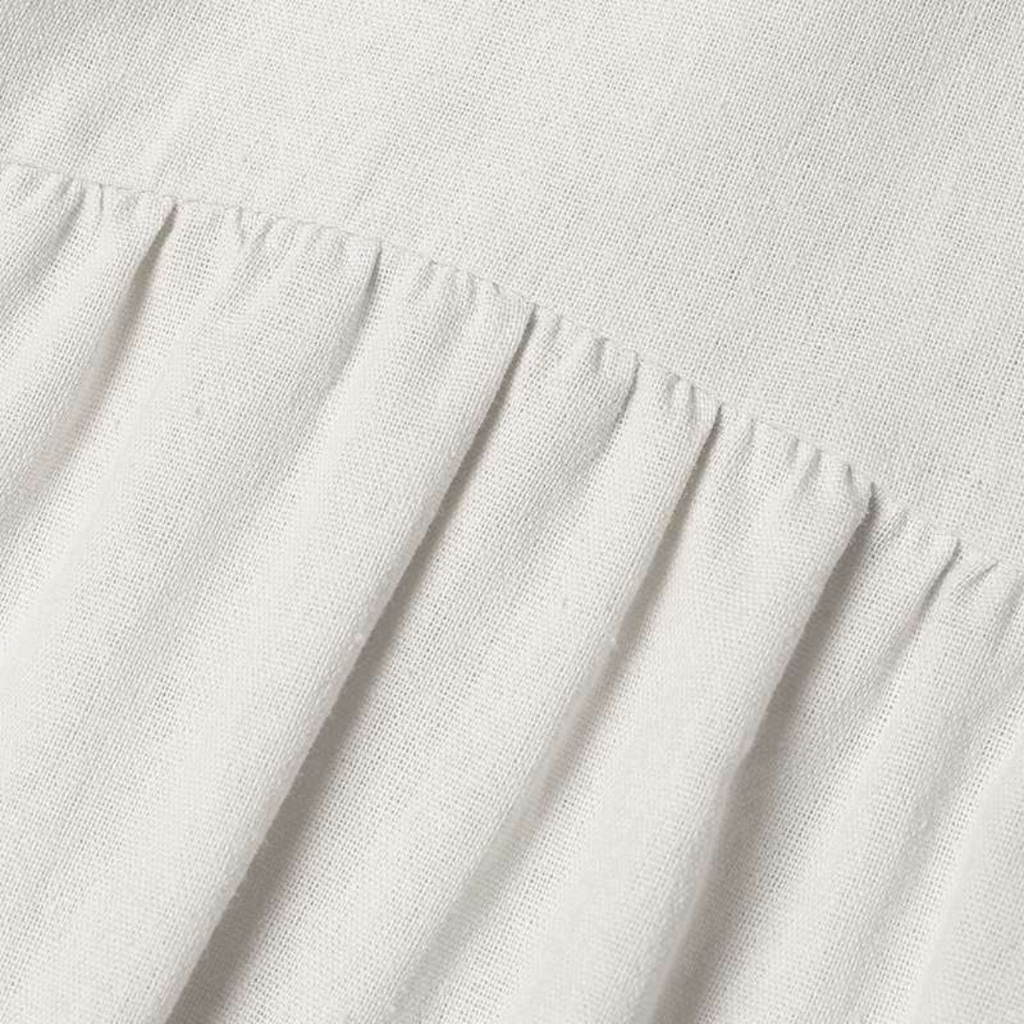 Linen Maxi Dress Women V-Neck Long Sleeve | Clara Vienne