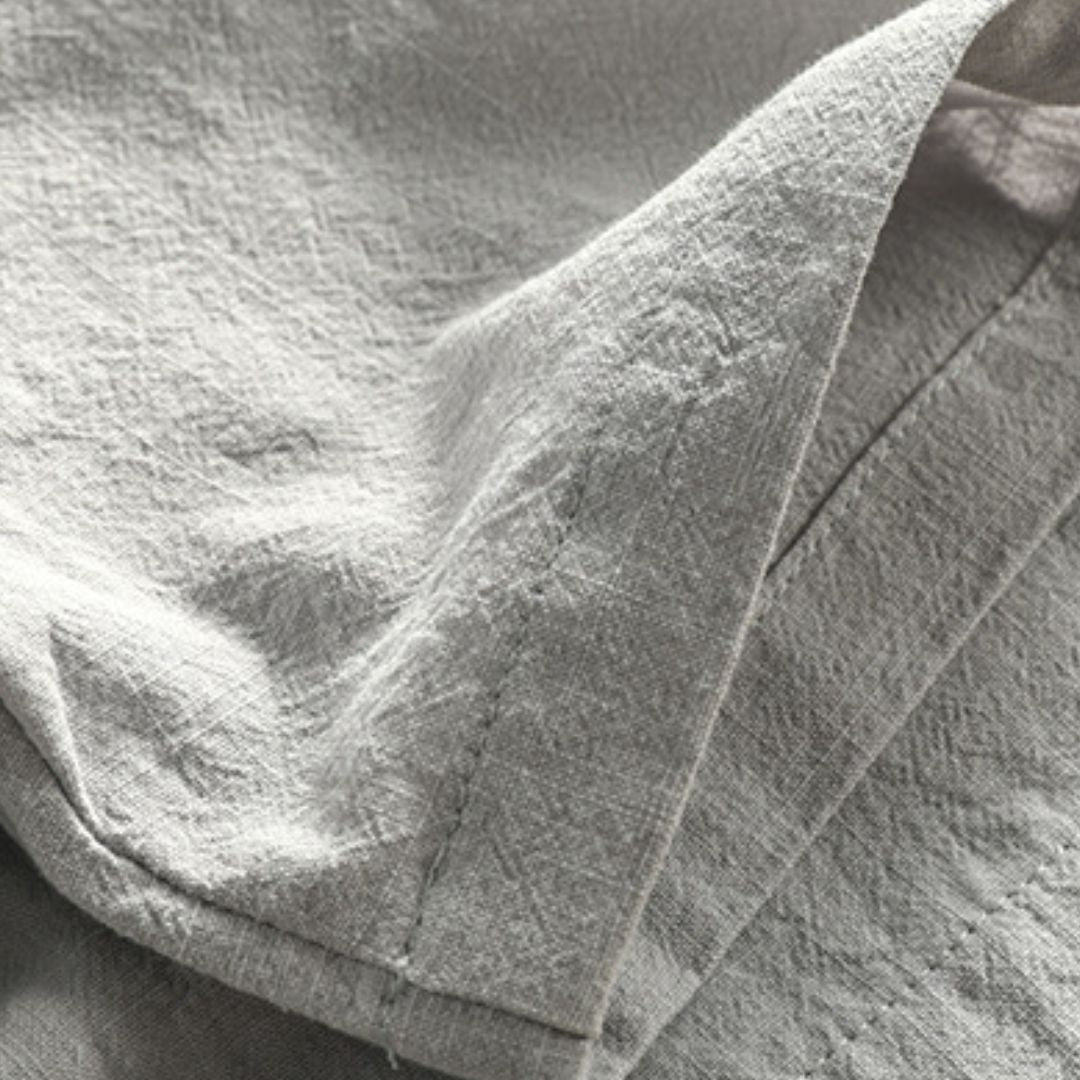 Casual Linen Polo Shirt Men | Clara Vienne