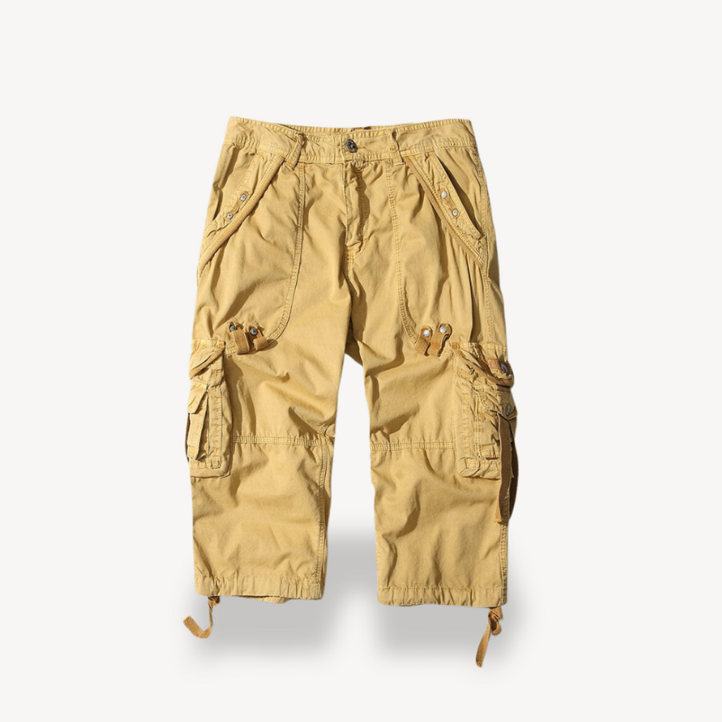 Men's Cargo Capri Shorts | Clara Vienne