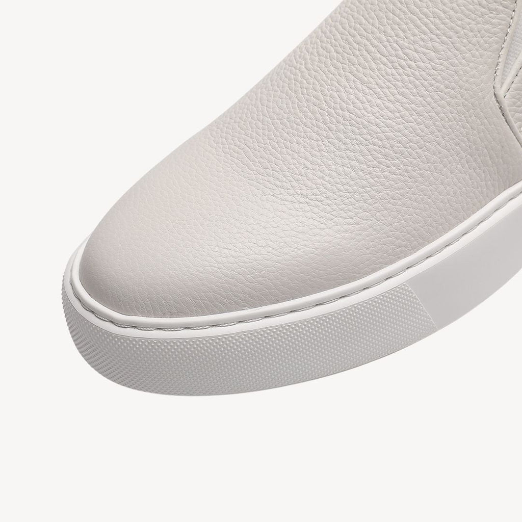 Clara Vienne | Men's Leather Slip-On Sneakers