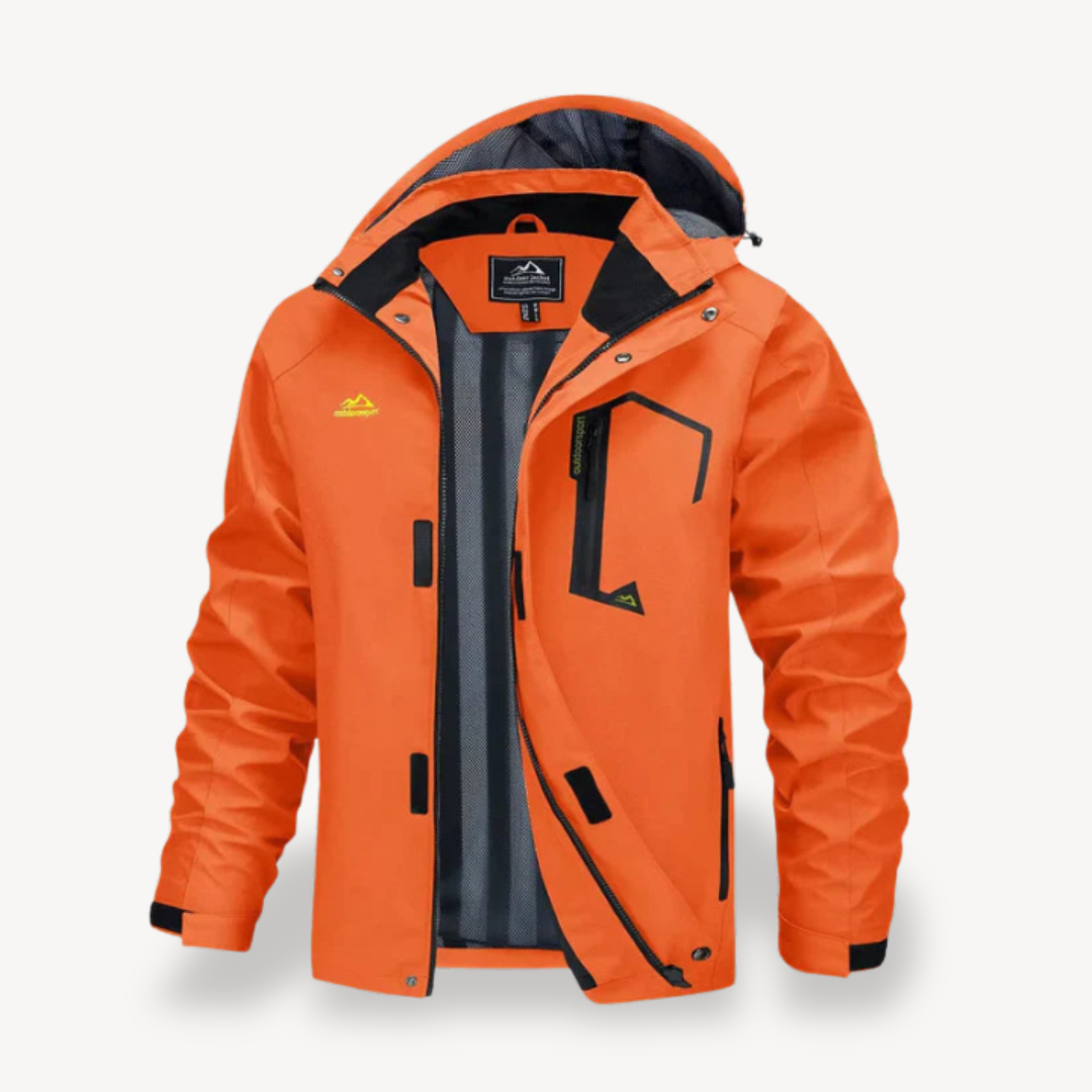 Men's Camo Waterproof Winter Jacket with Hood | Clara Vienne