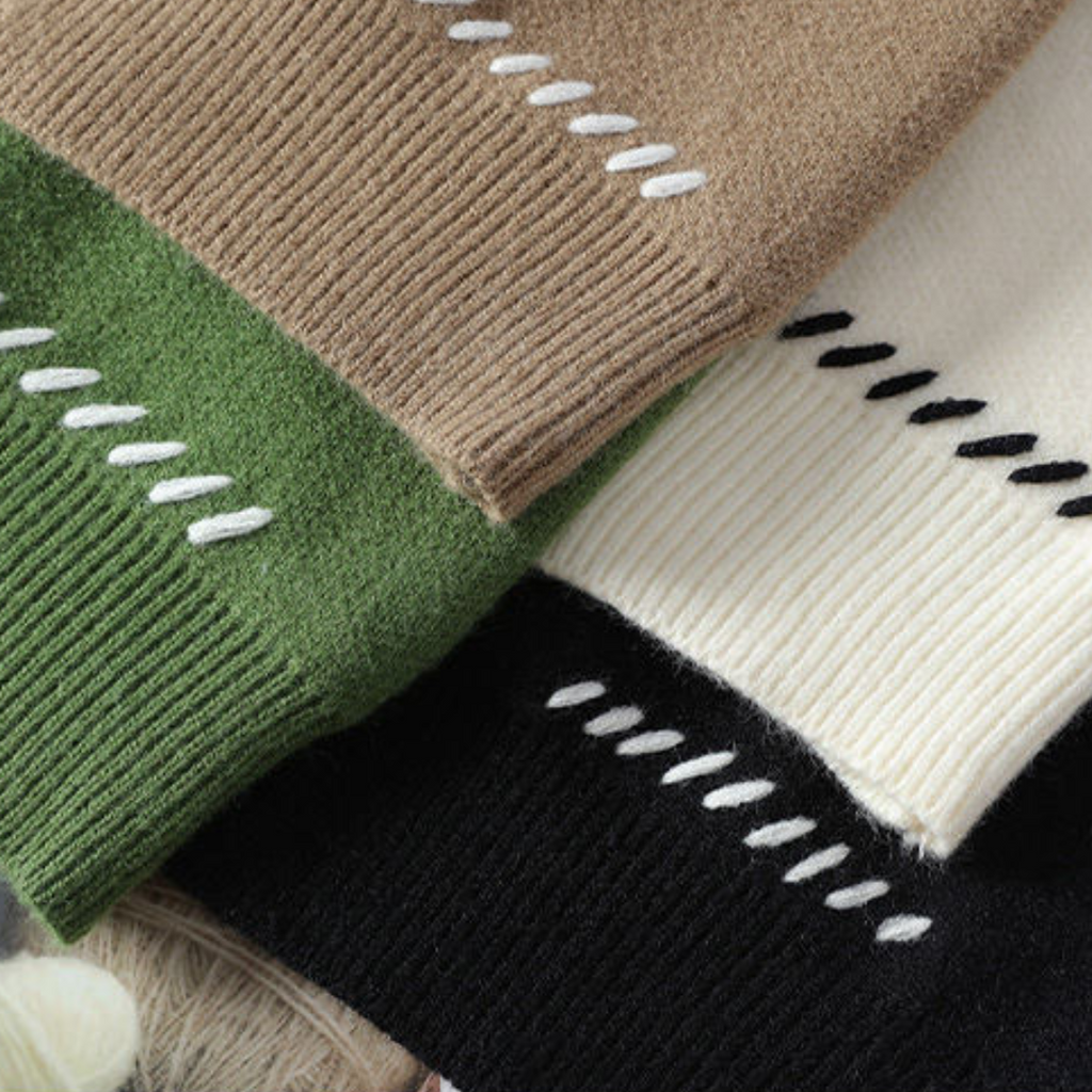 Clara Vienne | Men's Knitted Cardigan Sweater - Soft Cotton blend